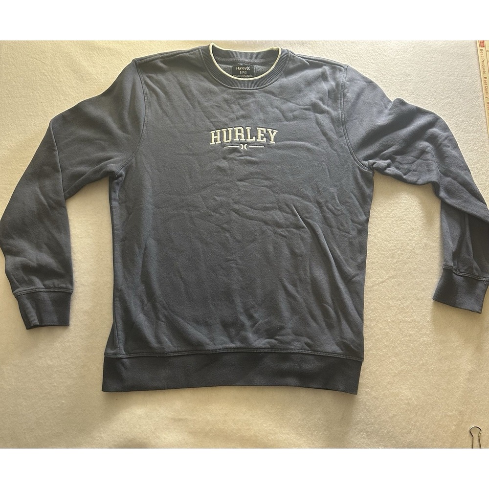 Hurley Men's Lightweight Long Sleeve Stretch Pullover Hoodie Sweatshirt S